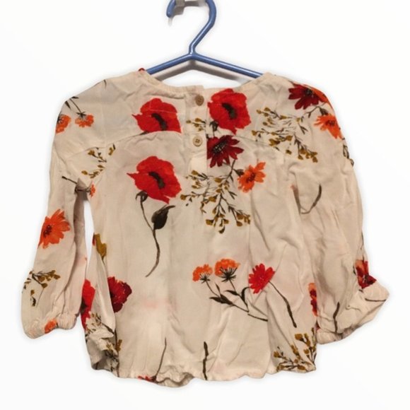Old Navy Floral top 2T - Picture 2 of 5